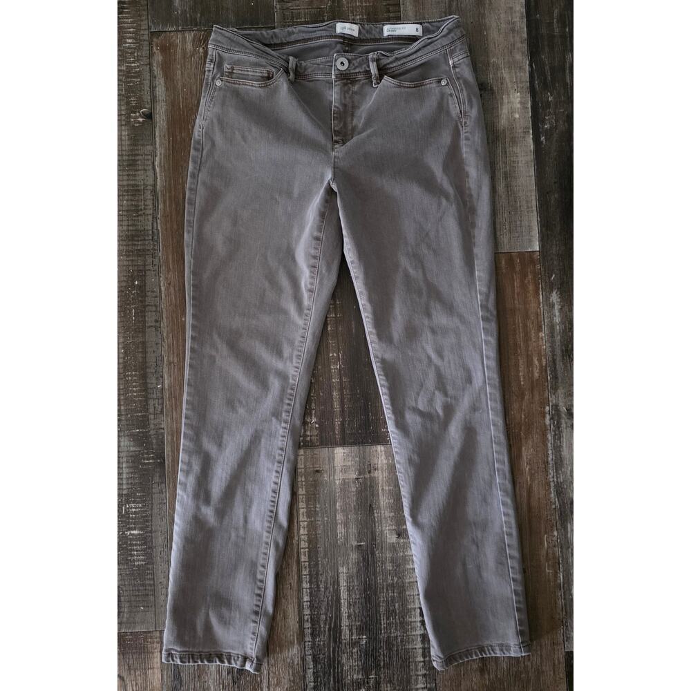 J. Jill Denim Brownish Gray Authentic Fit Slim Ankle size 8